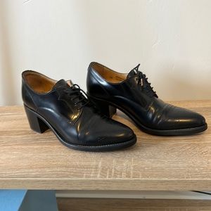 Office of Angela Scott - Black - Size 10/40 - Miss Button Mid Heel